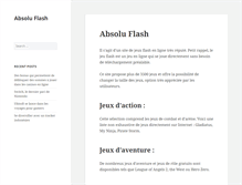 Tablet Screenshot of absolu-flash.com